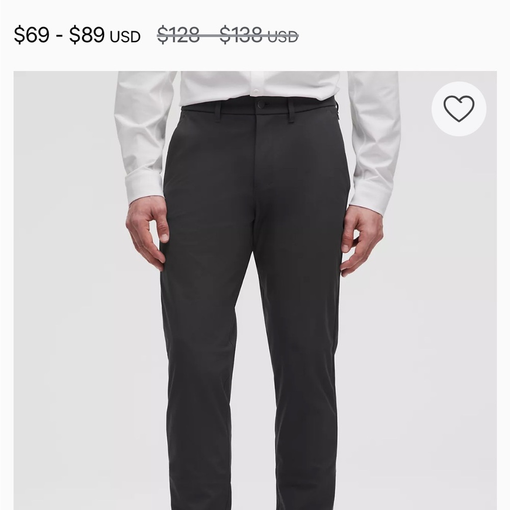 Men's LULULEMON Dress Pants